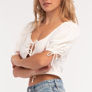 free people bow top